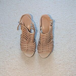 Franco Sarto Tan Strappy Sandals